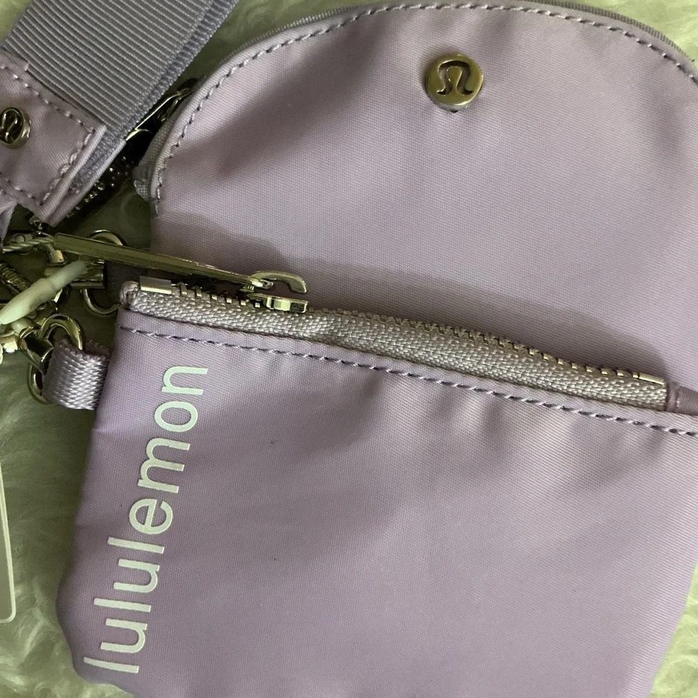 lululemon athletica Lavender Dual Pouch Wristlet